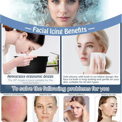 Face Bowl for Ice with Built-In Icetray