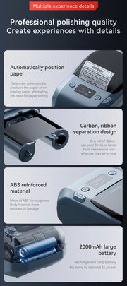 Wireless 20-50 mm Printer