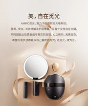 Women's Handheld Makeup Bag Makeup Mirror  LED