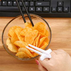Anti-dirty Hand Finger Chopsticks Phone Clip Snacks