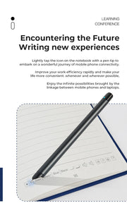 Digital Handwriting Note Book Smart Sync Pen Diary , AI ,Voice Drawing Bluetooth Writing Pads Playback