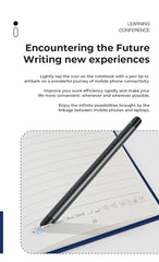 Digital Handwriting Note Book Smart Sync Pen Diary , AI ,Voice Drawing Bluetooth Writing Pads Playback