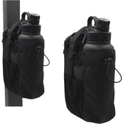 Magnetic Gym water bottle Bag Large Capacity , Carrier Bag With Phone Pocket Portable