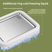 Ice Cream Maker Pan with 2 Scrapers