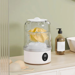 Wireless Mini Washing Machine – Portable Underwear/Socks Cleaner (1 L)