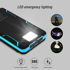 OnePlus 200000mAh Sun Powerbank, Folding Solar Panel USB, Camping Waterproof