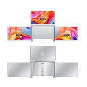 14 inches Laptop Expansion Screen 1080P FHD with 1 Cable for 3 Displays for 13.6-17.3 inch Laptop