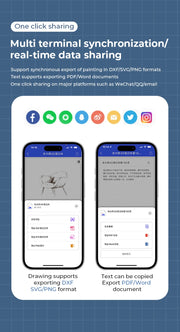 Digital Handwriting Note Book Smart Sync Pen Diary , AI ,Voice Drawing Bluetooth Writing Pads Playback