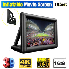 8ft 10ft 18ft Inflatable Outdoor Projector Movies Screen with Low-Noise Blower