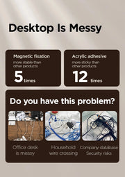 Magnetic Cable Clip  Holder