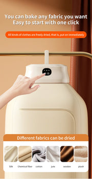 Mini Dryer Foldable Electric With Dryer Bag And Time Set Travel Style