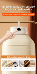 Mini Dryer Foldable Electric With Dryer Bag And Time Set Travel Style