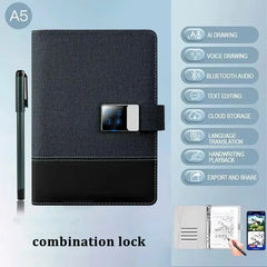 Digital Handwriting Note Book Smart Sync Pen Diary , AI ,Voice Drawing Bluetooth Writing Pads Playback