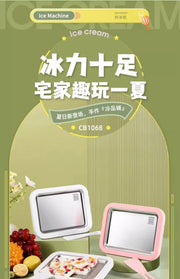 Ice Cream Maker Pan with 2 Scrapers