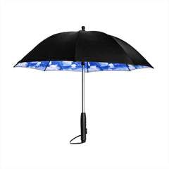 3in1 Fan  Umbrella , Summer Cooling Sun Block, With Fan Mist Spray Battery Supply