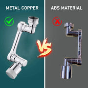 1440° Rotatable Faucet Aerator Extender,Metal  Robot Arm